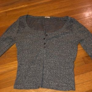 cropped long sleeve